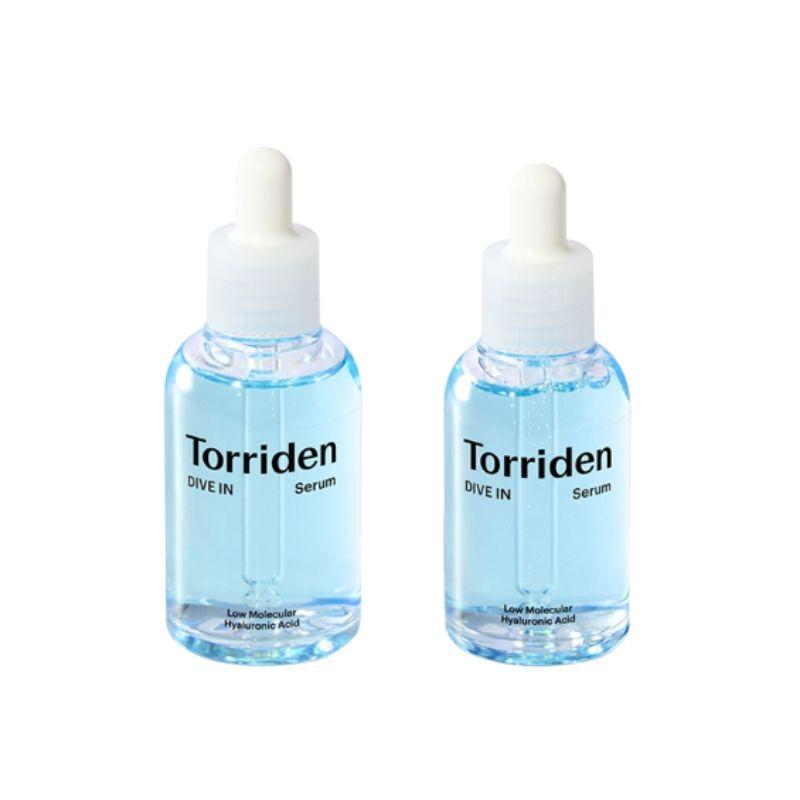 Torriden DIVE-IN Low Molecular Hyaluronic Acid Serum 50ml + 40ml – Deep Hydration Booster Set