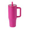 40 Oz Thermal Cup Stainless Steel Tumbler with Flip Straw Leakproof Insulated Travel Mug with Handle for Home Office Car