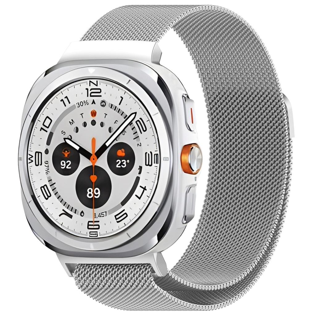 Ремешок Milanese Loop для Samsung Galaxy Watch 7 Ultra 47 мм из нержавеющей стали, магнитный браслет без зазоров, ремешок Galaxy Watch 7 Ultra 47
