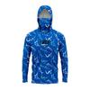 Mens Quick-Dry Fishing Hoodie With UPF Protection Loose Fit Milk Silk Outdoor Beach Angling Shirt