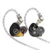 RevoNext []RH213BK-C, 2D magnetic dynamic driver, HiFi in-earphone, 0.75mm2Pin-Type-C connector model black yellow Compatible with iPhone15