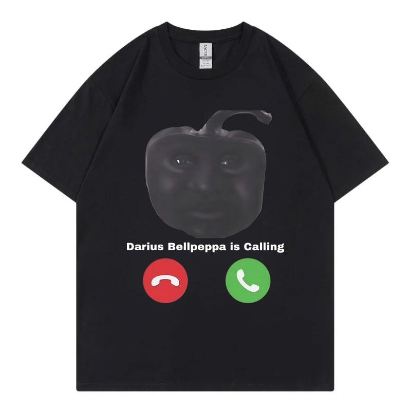 Darius Bellpeppa est llaUnisexdo camisetas divertidas Meme moda de venta al por Unisexor tendencia Camiseta de Unisexga corta Camise