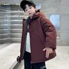 Boys' Casual Quilted Jacket: Thick, Fleece-Lined Winter Jacket for Kids