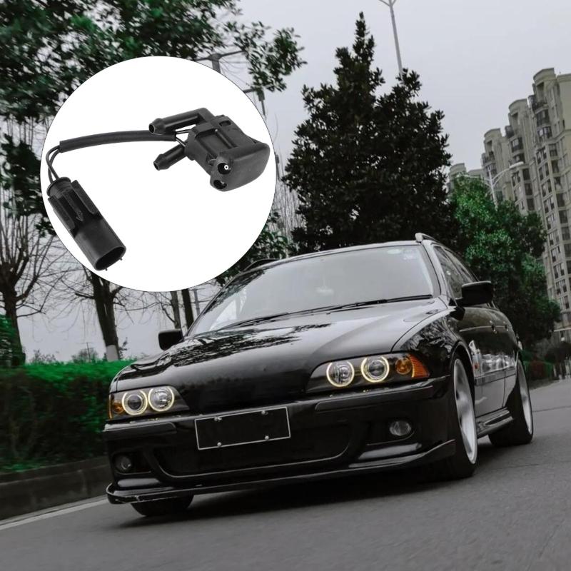 Windshield Washer Nozzle for E39 525i 528i 61668361042 A61668361042 Replacement Windscreen Wiper Nozzle Jet
