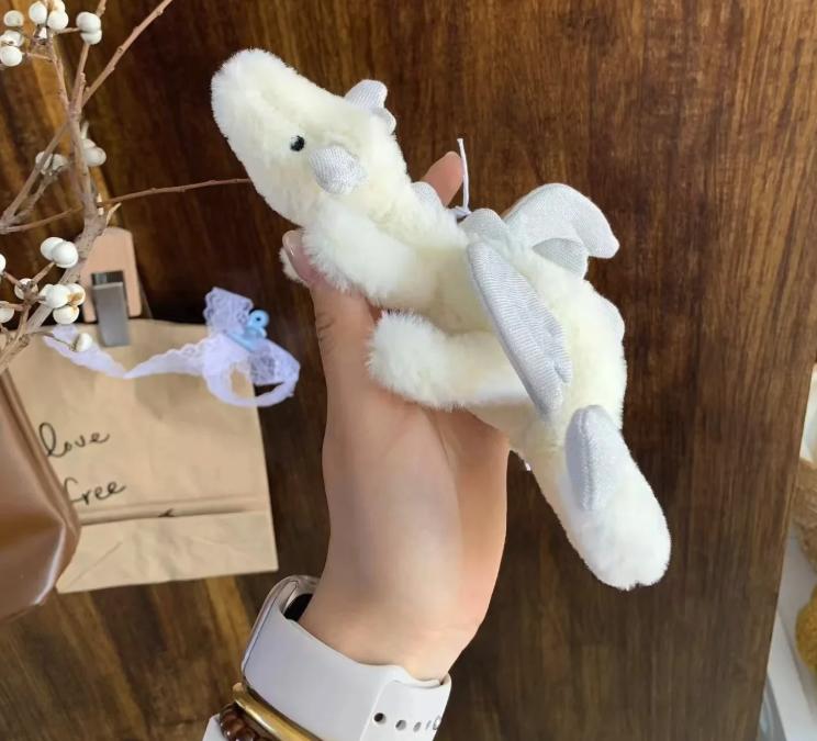 New JC label cute girl bag charm plush toy keychain Kawaii plush toy perfect as a birthday or Christmas gift get