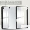 For Samsung Galaxy Tab S11 Case Clear Acrylic Leather Tablet Cover Support Auto Sleep/Wake