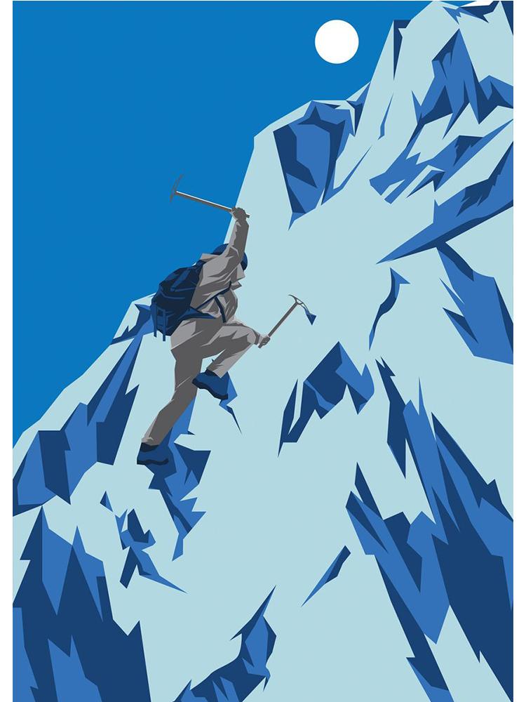 Скандинавские горные лыжи, скалолазание, зимние постеры с принтом, холст, картина, праздничная настенная художественная картина для гостиной, украшение для дома