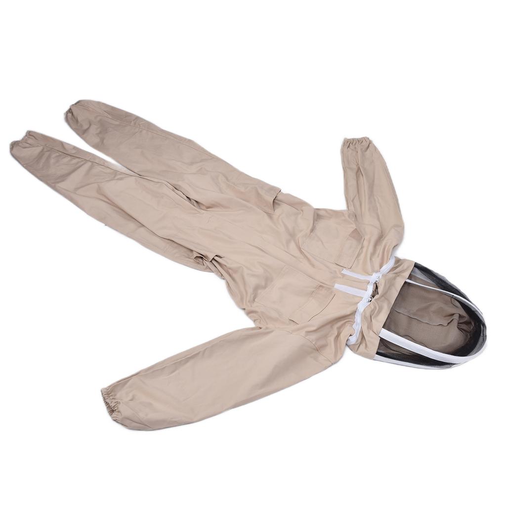 Костюм для пчеловодства, цельный, на молнии, съемная вуаль, шляпа для пчеловодства, принадлежности для пчеловодства, одежда для пчеловодства