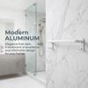Aluminum Towel Holder White Towel Rack Elegant Towel Hanger  Bathroom Kitchen Bedroom Closet