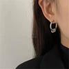 Pendent Stainless Steel Hiphop Women Hoop Earrings Stud Earrings Ear Jewelry Korean Dangle Earrings