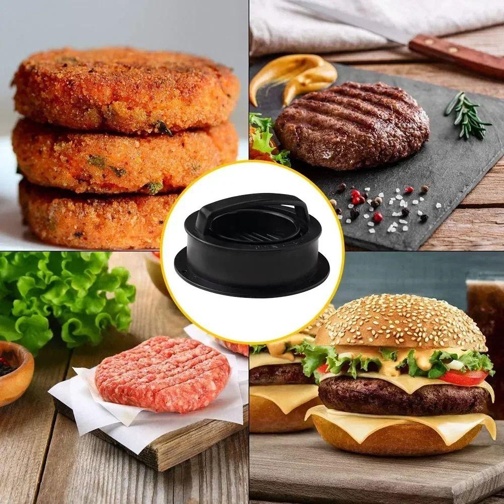 Non Stick Hamburger Patty Maker Food-Grade Stuffed Burger Patty Press  Beef Grill