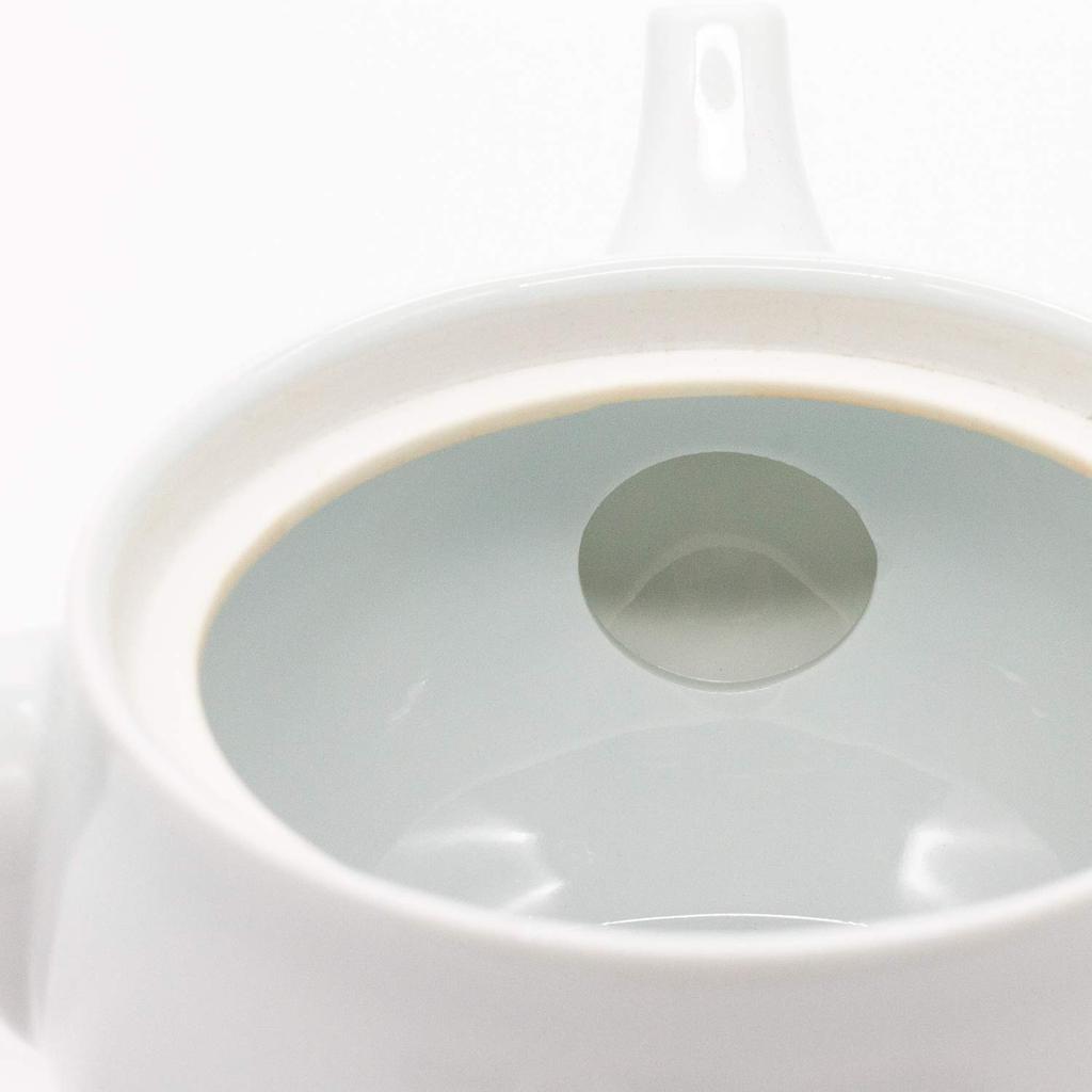 Чайник из керамики Хасами, украшенный цветущей сливой, изделие под номером 477819 (с ситечком), 340 мл, дизайн с золотой росписью, Япония,