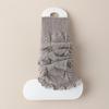 1Pair Figure Boot Cuffs Keep Warm Heap Sock Knitted Leg Covers Winter Wave Lace Crochet Versatile Calf