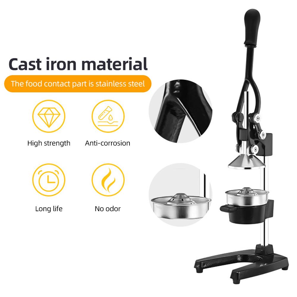 Ручная соковыжималка, кухонная чугунная соковыжималка для апельсинового сока, коммерческая сверхмощная столешница