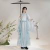Мужской Костюм Косплея Hanfu в Стиле Wei-Jin, Традиционный Китайский Hanfu, Ученый, Рисунок Тушью