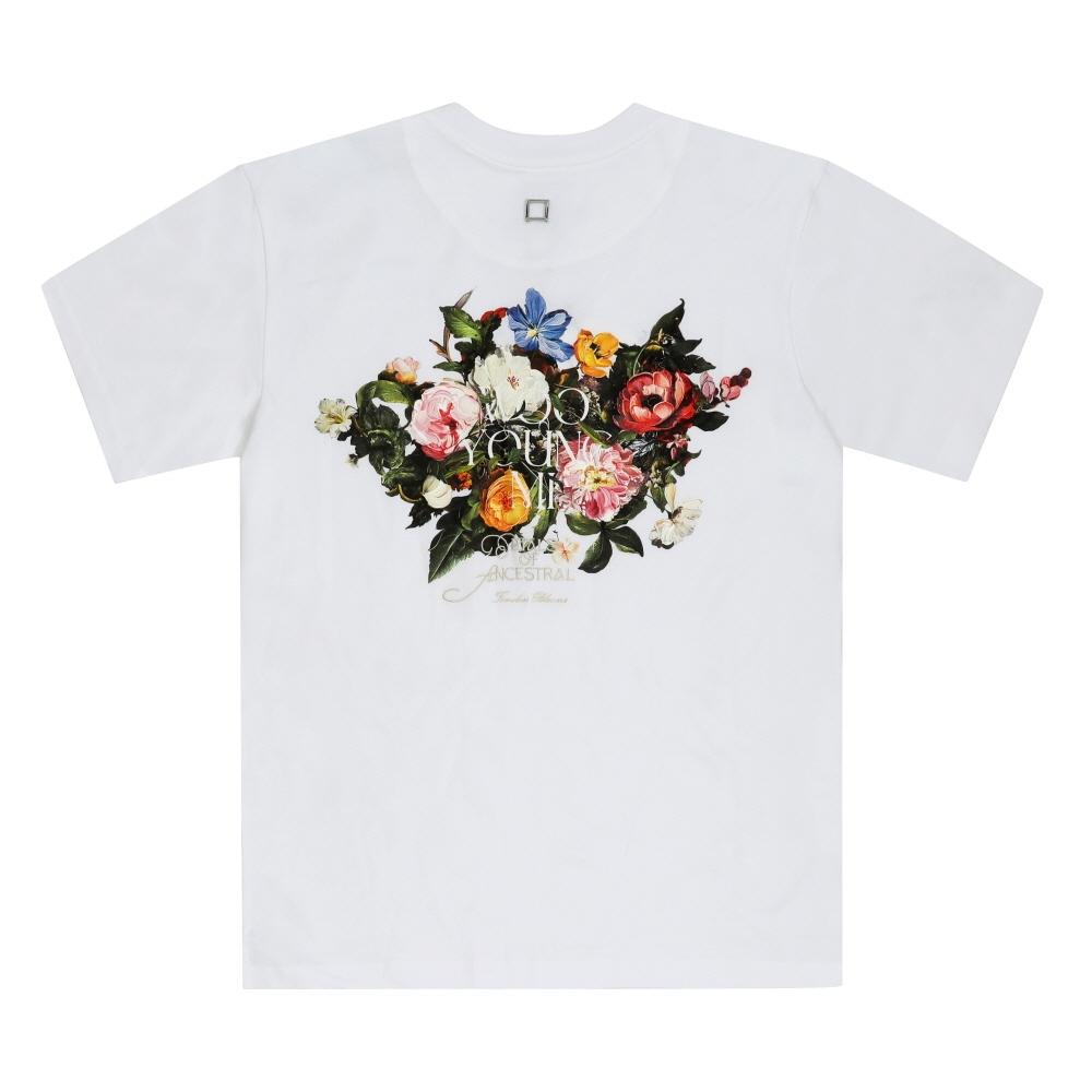 Wooyoungmi Women S T ShirT Flower Back Logo m253TS06