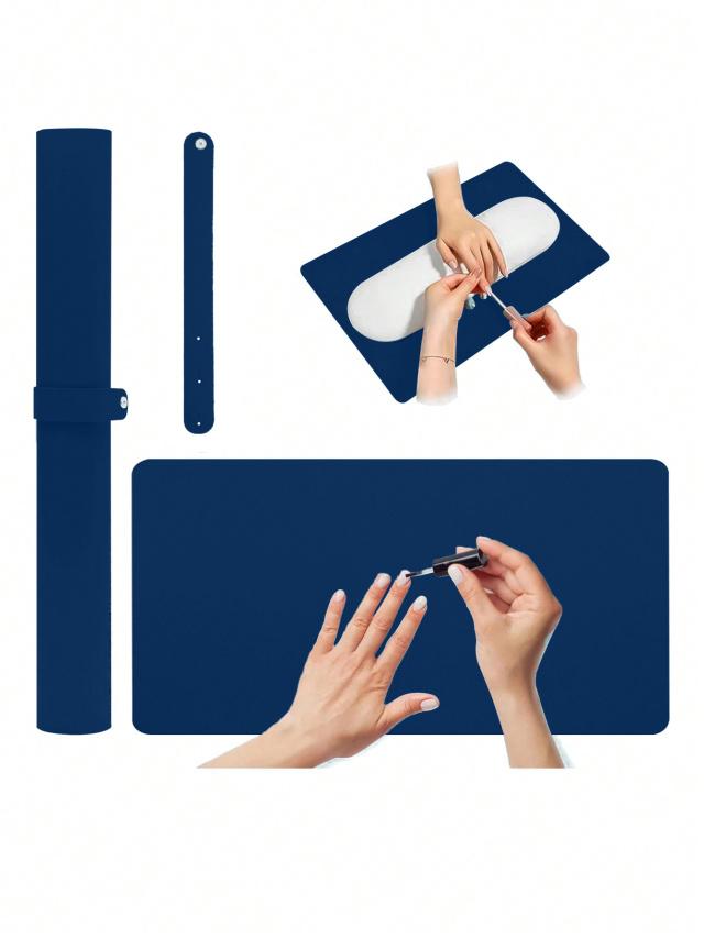 1/2 шт розовый коврик для стола для дизайна ногтей портативный складной коврик для подлокотника из микрофибры кожа мягкий коврик для дизайна ногтей для салона дизайна ногтей