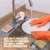 Sink Water Prevent Faucet Wraparound Faucet Absorbent Mat Splash Catcher Silicone Drain Pad