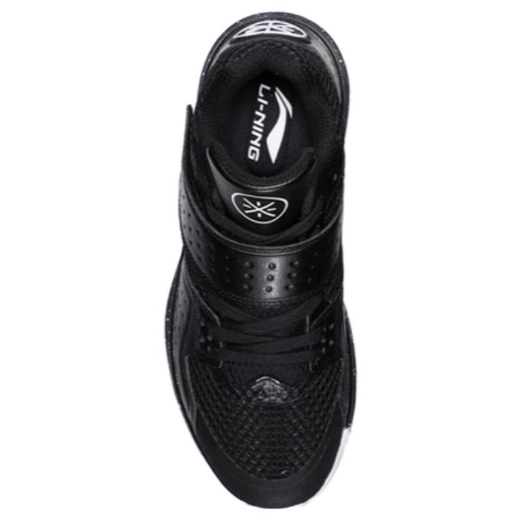 Мужские низкие баскетбольные кроссовки Li Ning Battle Armor, износостойкие, дышащие, стандартные, черные ABAN059-2