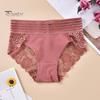 Женское нижнее белье-бикини, дышащие хлопковые трусики, женские эластичные хипстерские мягкие трусы, кружевные трусы для повседневной носки