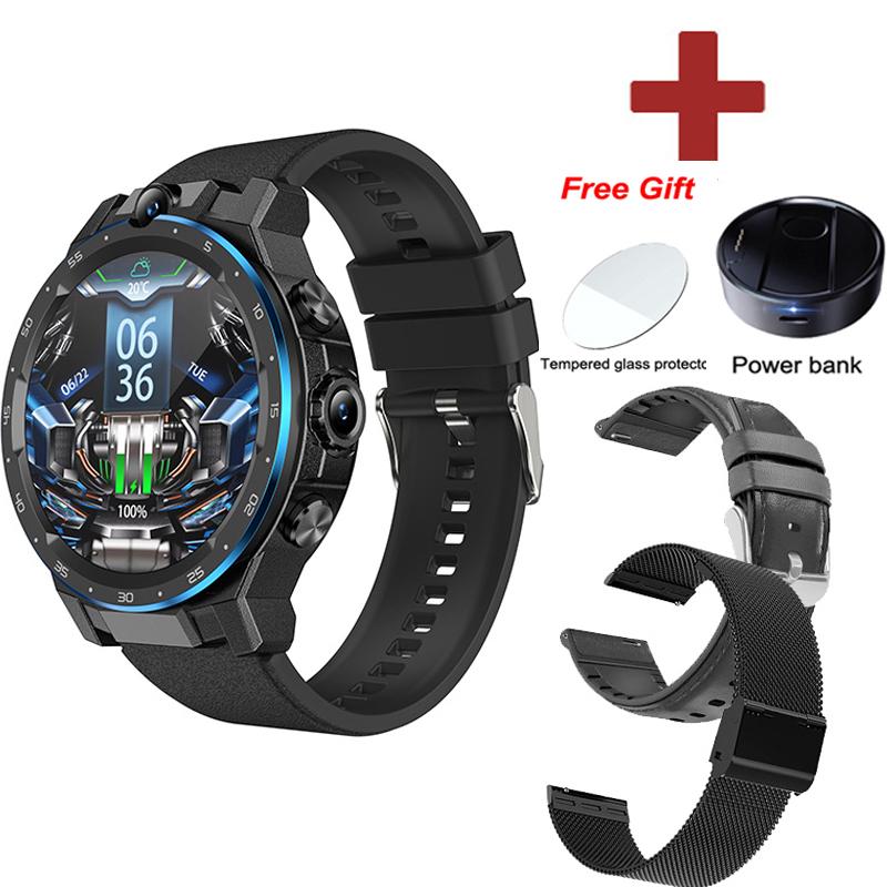 4g Gps Wifi умные часы 6 ГБ + 128 ГБ двойная камера спортивные мужские Bluetooth звонки 24 часа пульсометр умные часы женские двойная система музыка NFC