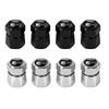 W1523D Metal Car Wheel Tire Valve Stem Caps Exterior Accessories For Volkswagen VW R Polo Passat Rline Golf 4 5 6 Tiguan Jetta GTI
