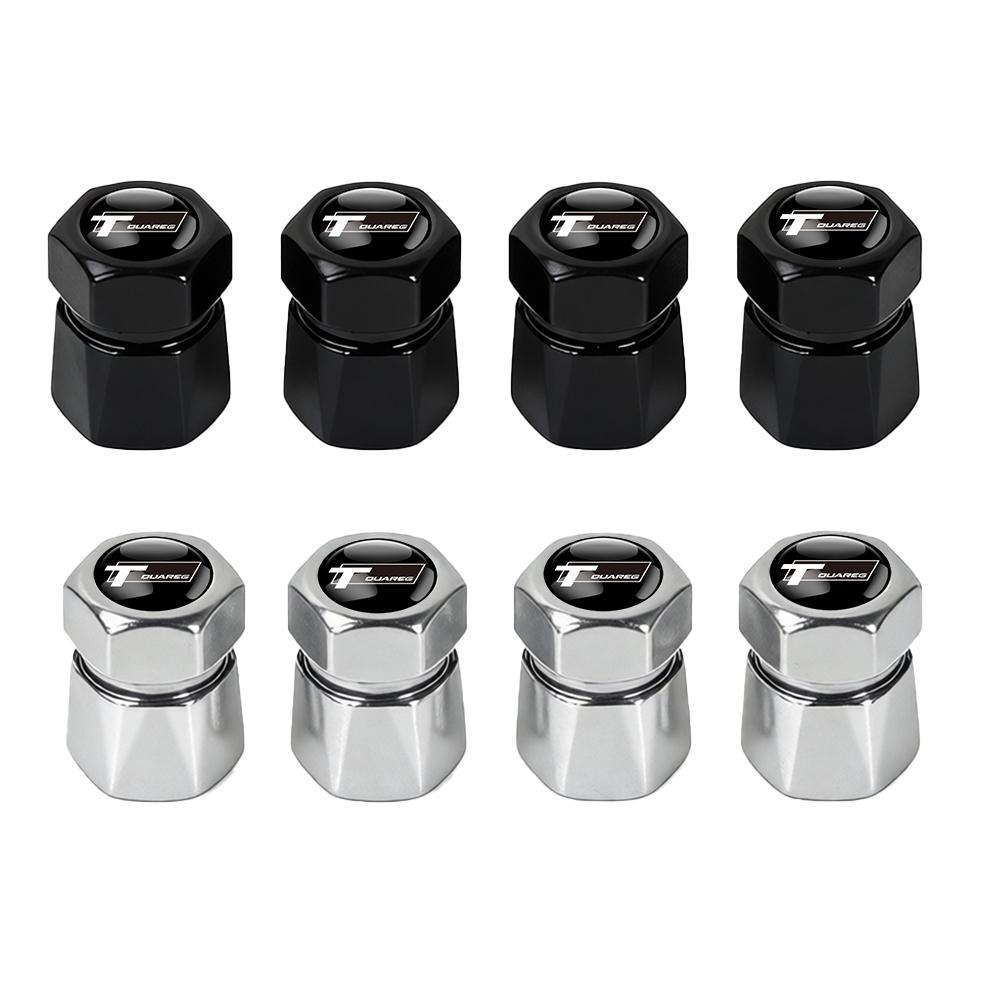 W1523D Metal Car Wheel Tire Valve Stem Caps Exterior Accessories For Volkswagen VW R Polo Passat Rline Golf 4 5 6 Tiguan Jetta GTI