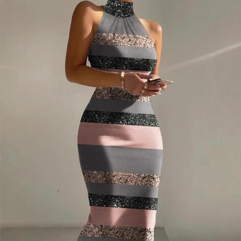 New Printed Sleeveless Dress