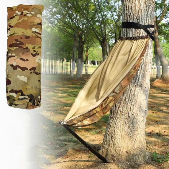 Низкое Охотничье Деревянное Сиденье с Поворотом на 360 Градусов Портативное Легкое Охотничье Камуфляжное Кресло-Гамак Сверхпрочный Уличный Стул для Кемпинга на Дереве