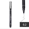 6Pcs/lot Ultra Fine Line Fineliner Black Ink Art Marker New Pin Drawing Pen  Drawing Sketch Manga