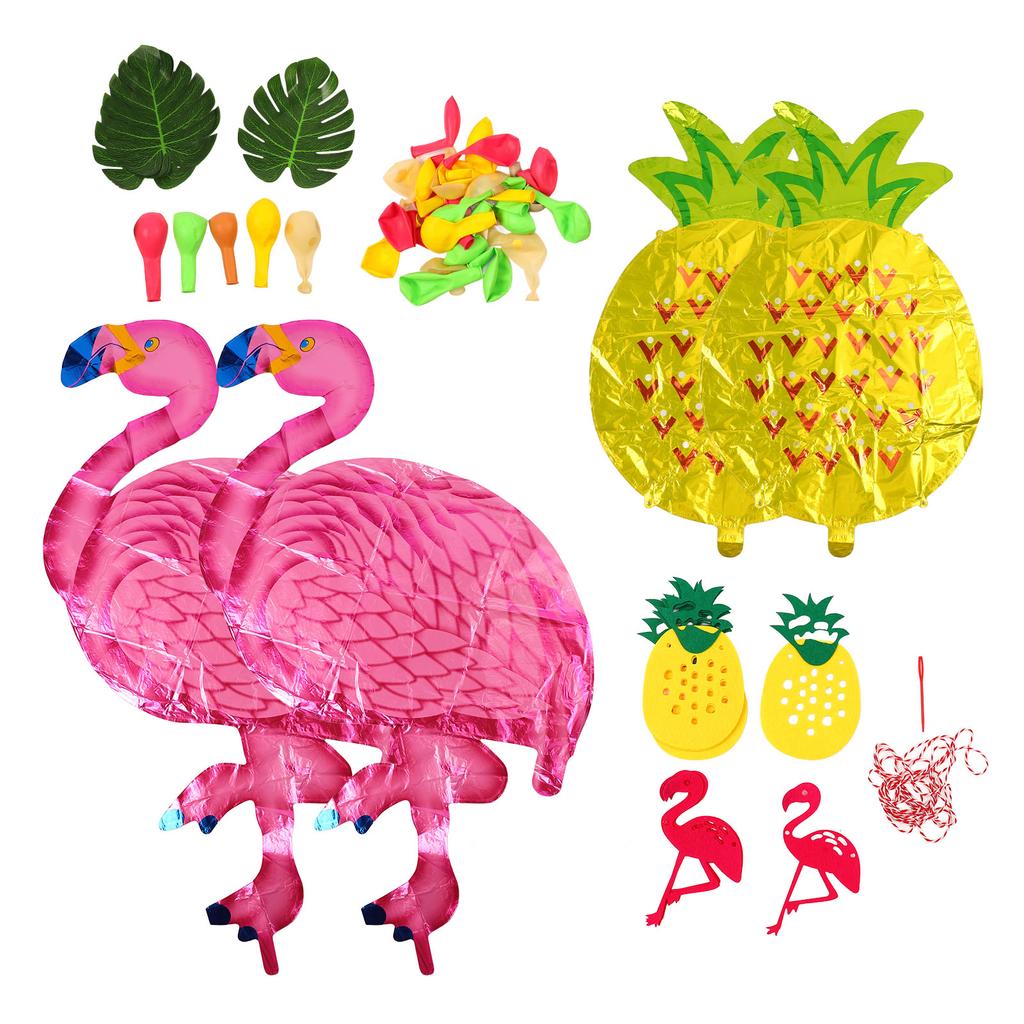 Набор воздушных шаров «Гавайи Фламинго Ананас» для летней вечеринки, набор воздушных шаров для свадебной вечеринки