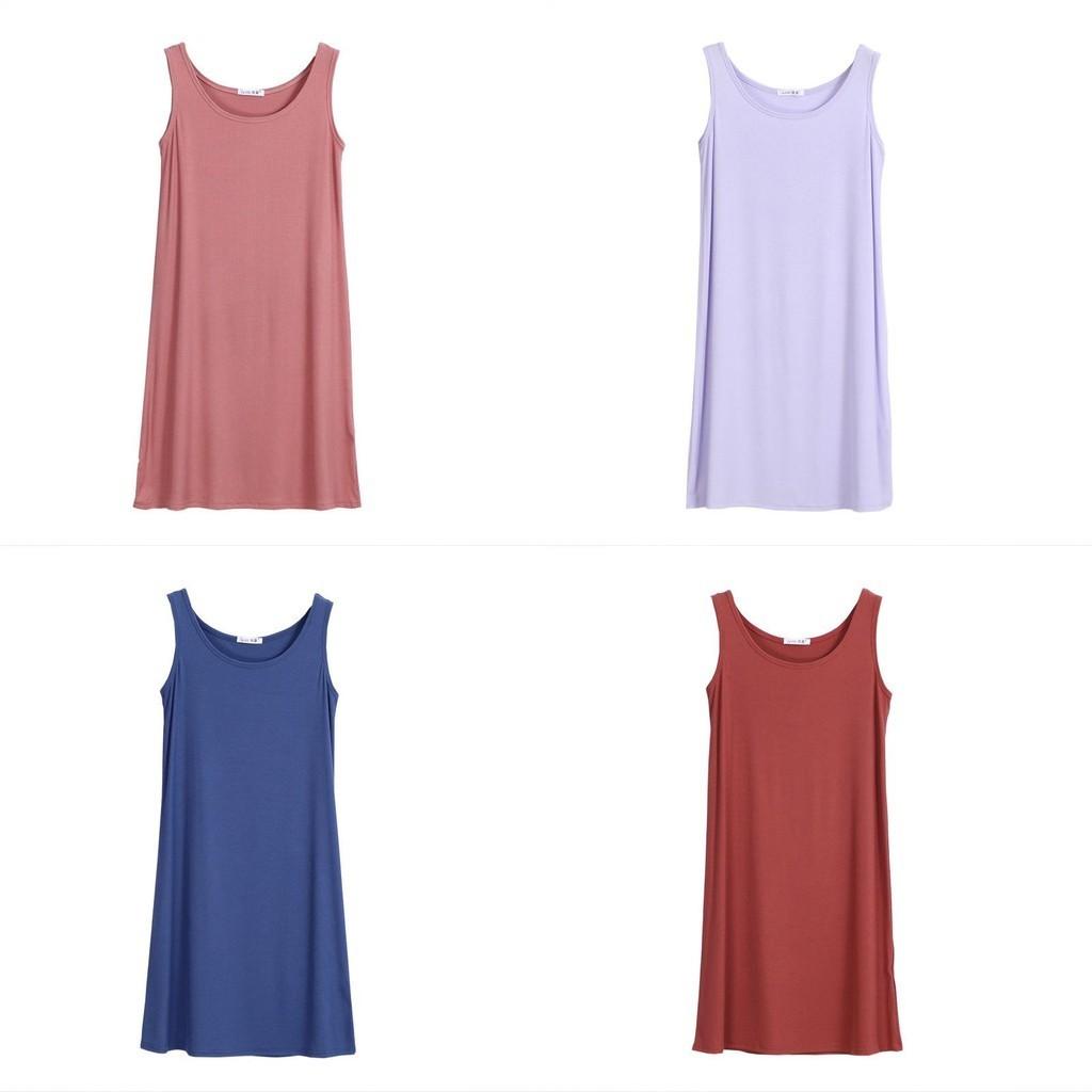 Женское платье-туника без рукавов из высококачественной хлопковой смеси для непринужденного стиля