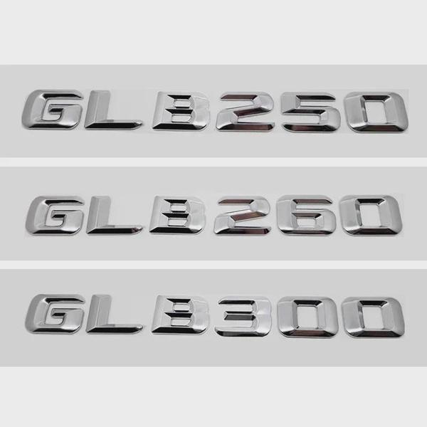 Наклейка на багажник автомобиля ABS с буквой, эмблема для GLB180 GLB200 GLB220 GLB250 GLB260 GLB300 GLB350 GLB400 GLB450