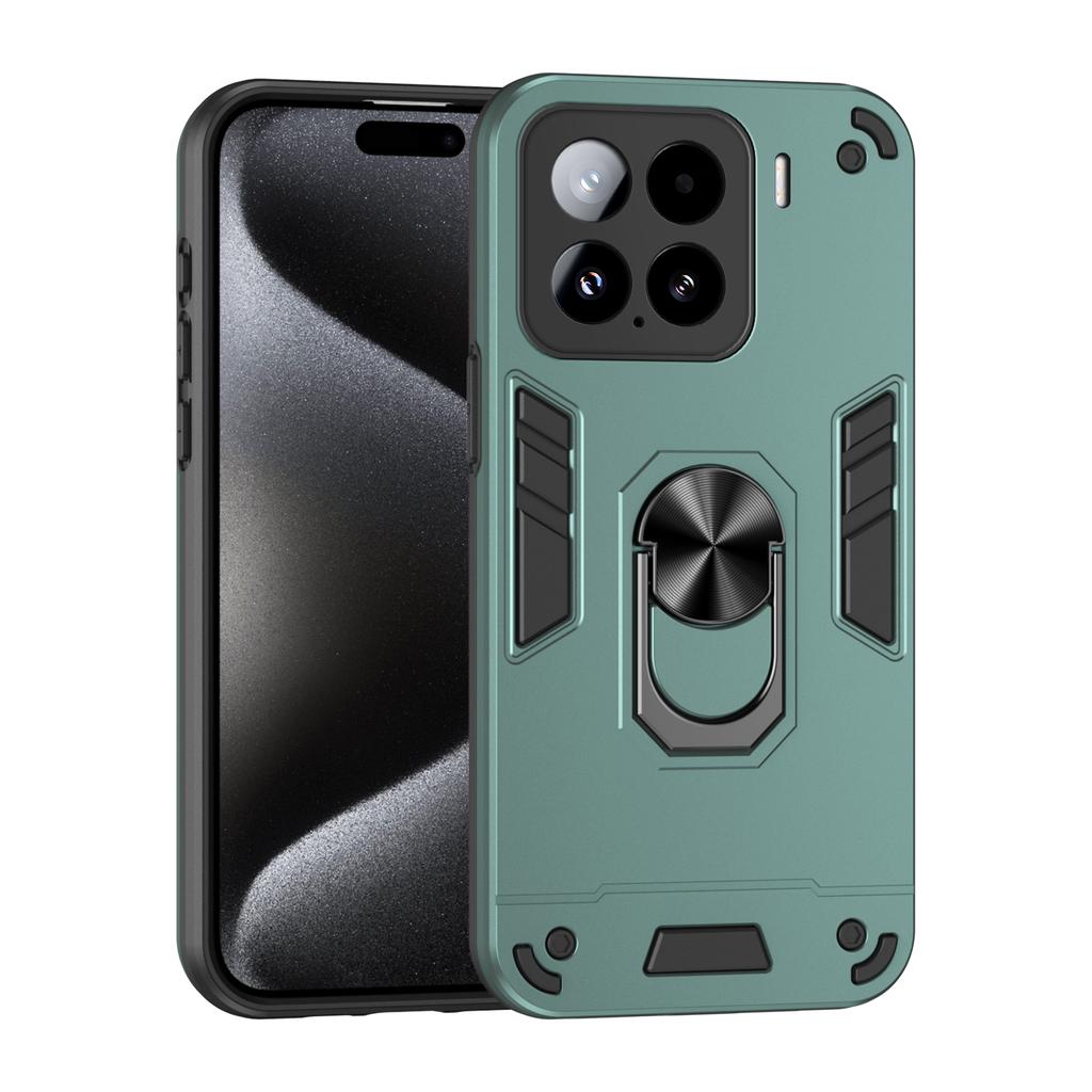 Чехол военного класса для Xiaomi 17T 15T Pro Mi 15 5G Защитная крышка Ударопрочный Держатель-кольцо Подставка Fundas Coque