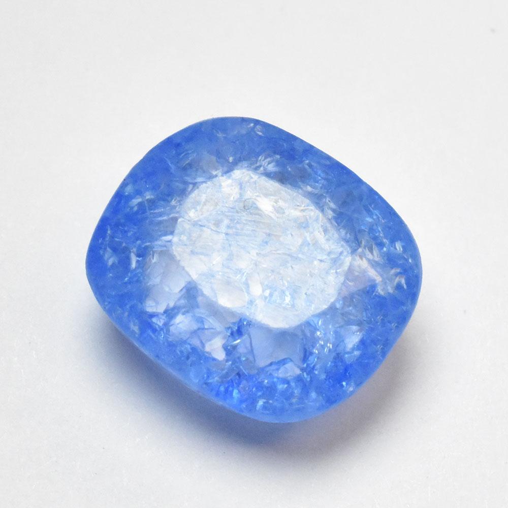 AA+ Natural Blue Sapphire 7.25 Ct Square Cushion Loose Gemstone
