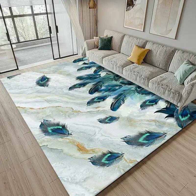 Легкие роскошные ковры для гостиной, современное украшение для спальни, ковер для дома, диван, журнальный столик, ковер, гардероб, балкон, коврик для ног