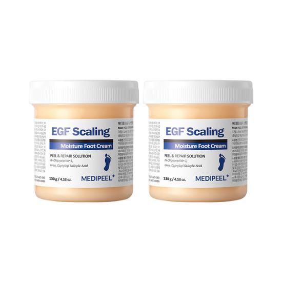 Medipeel Крем для ног с EGF, отшелушивающий и увлажняющий, 130 г + 130 г, большой объем, двойная акция