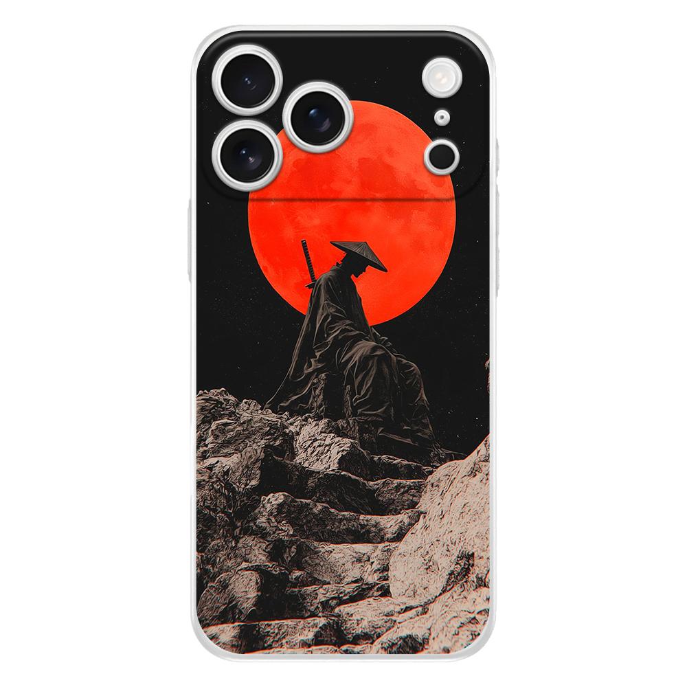 Мягкий чехол для телефона для iPhone 17 Air 16E 16 11 15 14 Pro MAX 12 13 7 8 Plus SE Пасхальный чехол Защита Японский Бусидо Самурай