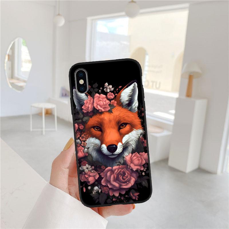 AQ53 Fox funny Art Soft Shell Phone Case for Redmi Note 13 14 Pro+ Plus A3 A3X 13X 13C 13R 14S 14C 14R