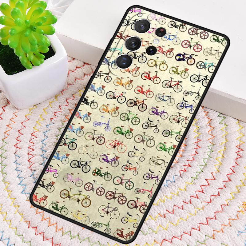 Cycling Heartbeat Bike Phone Case for Samsung Galaxy note 10 pro S26 Ultra S23 S24 FE S25 S21 S22 PLUS shockproof Cove