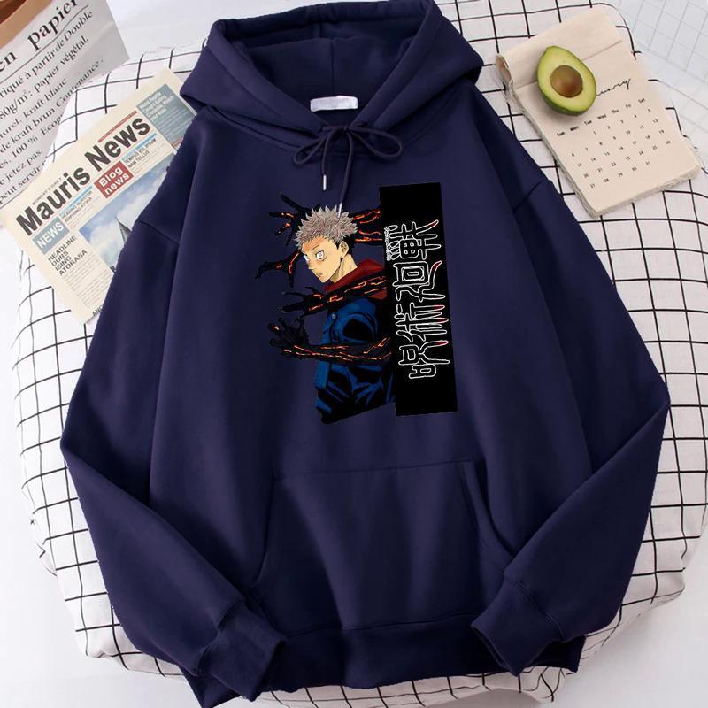 Толстовка с принтом аниме Jujutsu Kaisen Itadori Yuuji