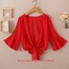 Women's Summer Chiffon Shrug: Lightweight, Versatile Cardigan for Sun Protection Over Sleeveless Dresses