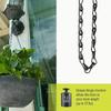 Plant Hanging Chains for Flower Pot Basket Versatile Length Sturdy Metal for Bird Feeder Planters Lanterns Ornaments Home Garden Support