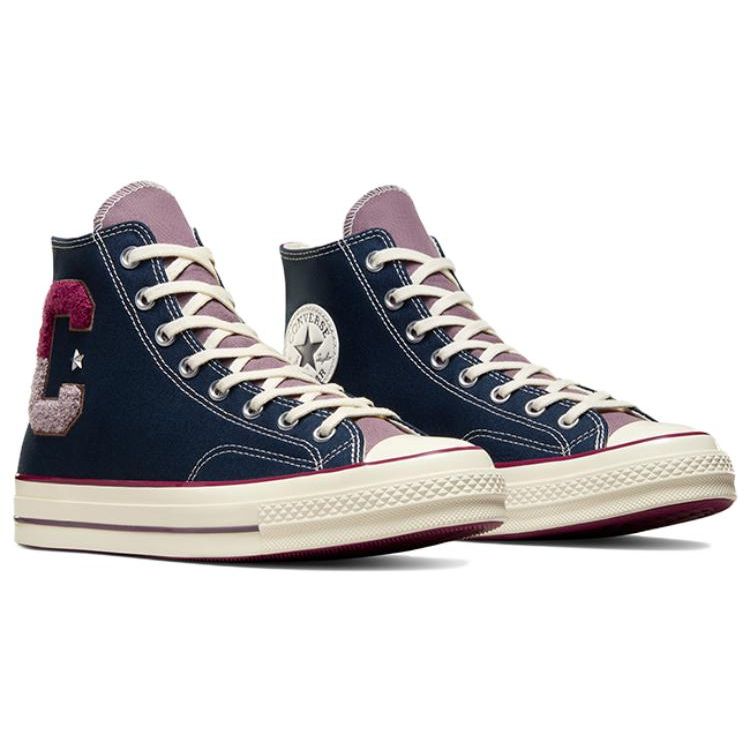 Converse Chuck 70 Plus Удобные высокие парусиновые кеды с круглым носком Унисекс Синие A07980C