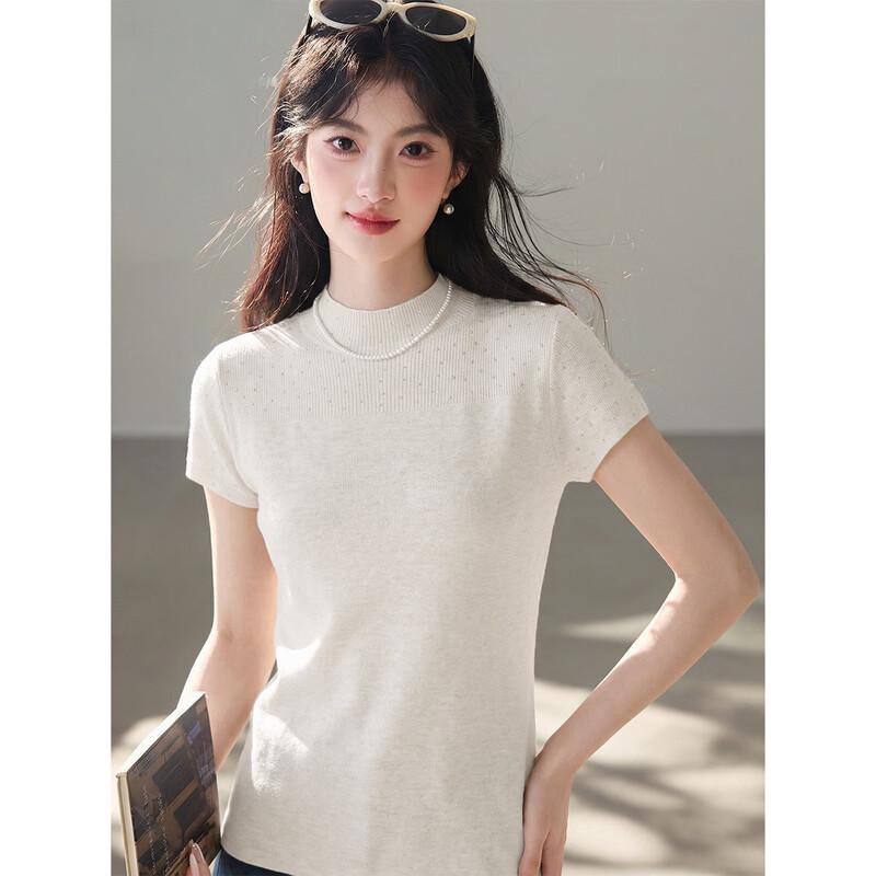 Mokana Women's Mock Neck Short Sleeve T-Shirt
