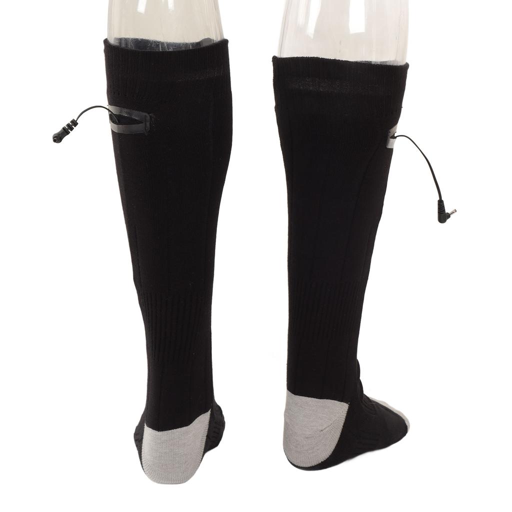 Electric Heated Socks Pure Cotton 3 Modes Adjustment USB Rechargeable Men Women Battery Socks for