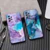 Акварельный абстрактный мраморный узор Чехол для телефона для Samsung Galaxy A57 A56 A37 A55 A36 A26 A54 A52 A35 A34 A17 A16 A15 A07 Чехол