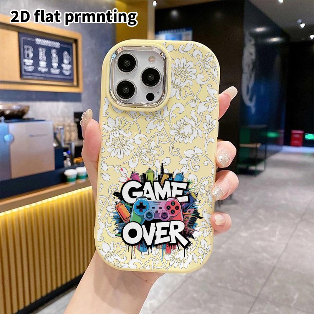Phone Case: 2D flat design suitable for iPhone 18 17 16 15 14 13 Pro protective case, couple style, game theme, Christmas and Halloween gifts