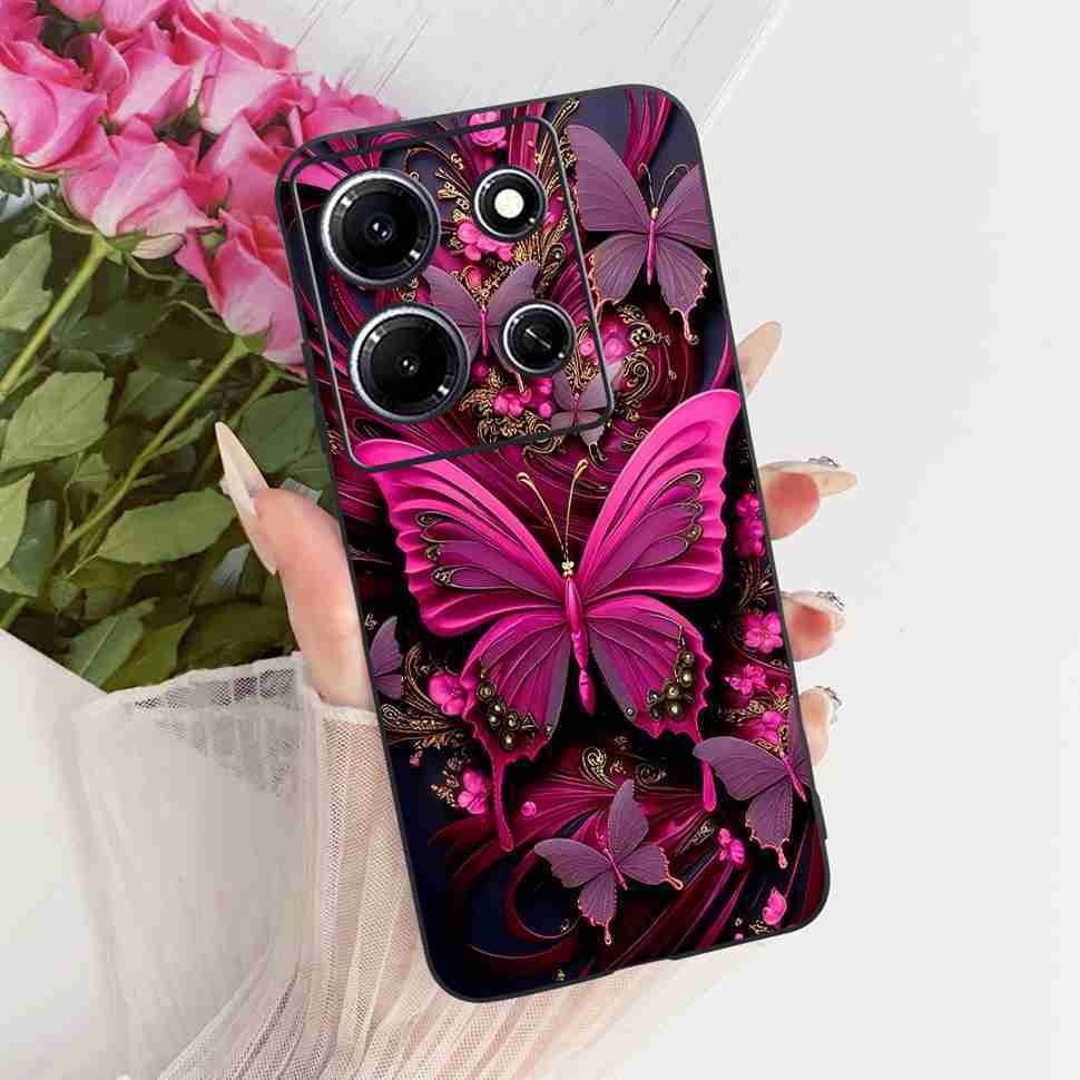 Чехол для телефона Infinix Note 30i X6716 Стильный окрашенный чехол для Infinix Note30i Note 30i Мягкий силиконовый ударопрочный чехол Fundas