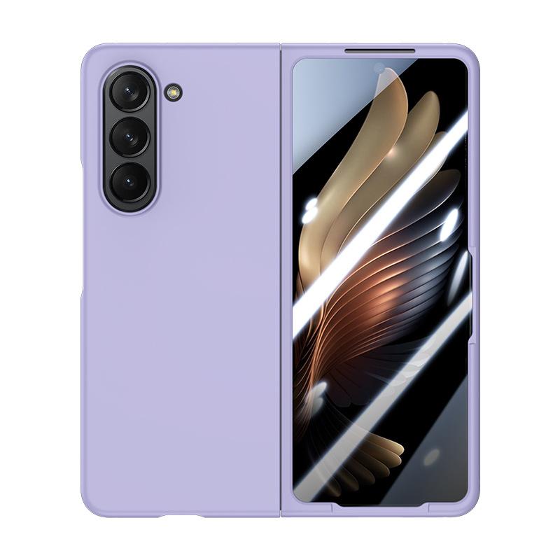 Применимо к складному мобильному телефону Samsung ZFOLD7 чехол всестороннее ощущение кожи ZFold6 встроенная закаленная пленка противоударная защитная крышка